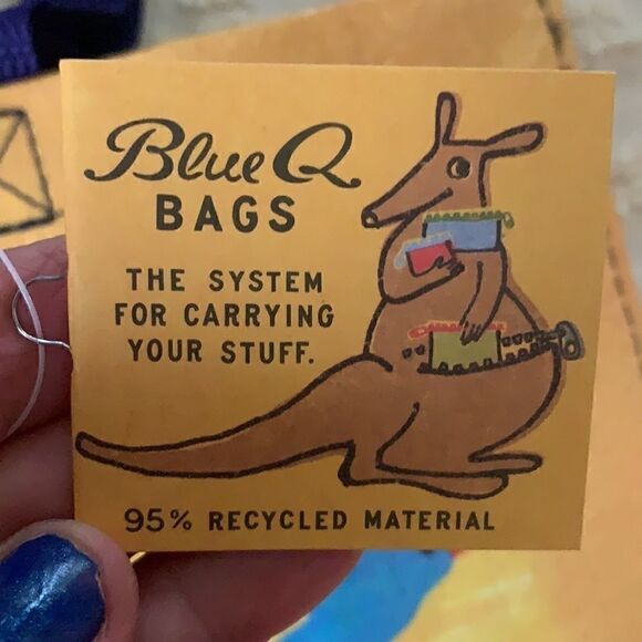 Blue Q Shopper Plastic Tote  Bag - I Love This Town Home Pride Recycled - Picture 13 of 16